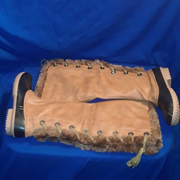 RAIN DUCK BOOTS / FAUX FUR - Picture 7 of 7